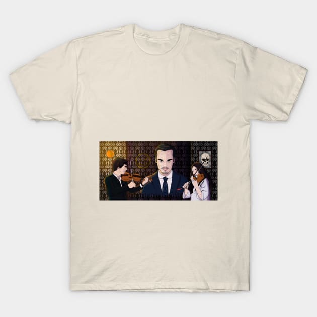 Sherlock, Jim and Eurus T-Shirt by salyshlove